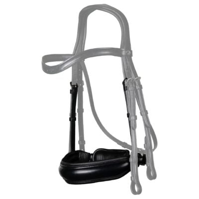 Dy'on New English Dressage Collection Matte Large Crank Noseband