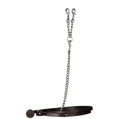 Dy'on Working Collection Leather Lead with Chain